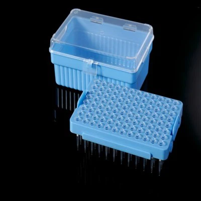 200ul Punta de filtro natural estéril 96 Consejos por rack