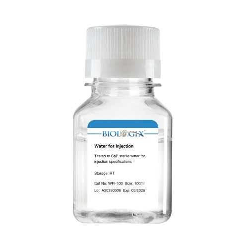 Agua para inyección (WFI), 100 ml/500 ml