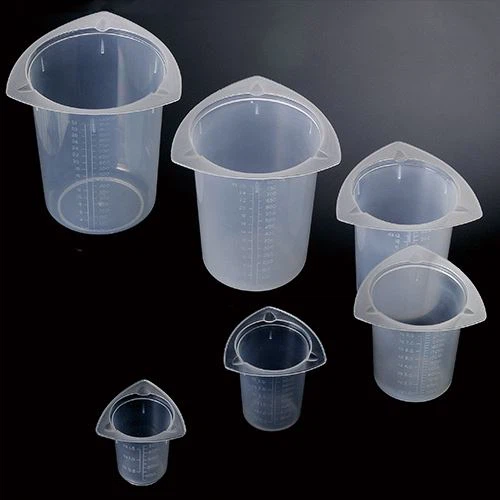 Vasos de precipitados esterilizables en autoclave de PP desechables con marcas de graduación 50ml 100ml 250ml 400ml 800ml 1000ml Breakers