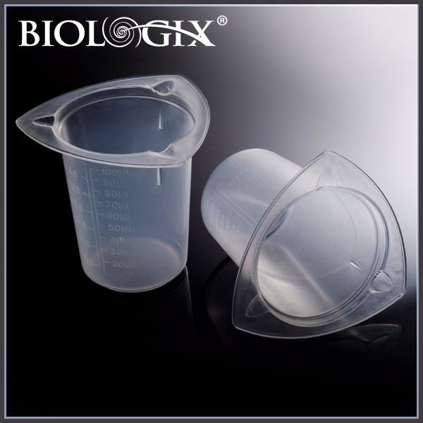 Tri-Cornered Beakers-Strong, Medical-grade Polypropylene 50ml 100ml 250ml 400ml 800ml 1000ml