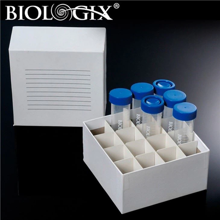 Cardboard Box For 50mL Centrifuge Tubes, 16 Well