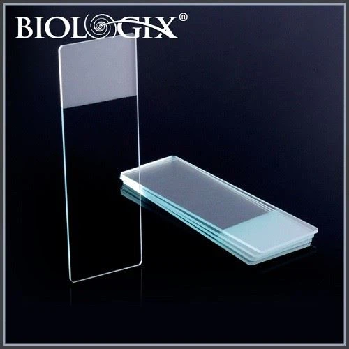 Highly Transparent Glass Microscope Slides With Frosted Area