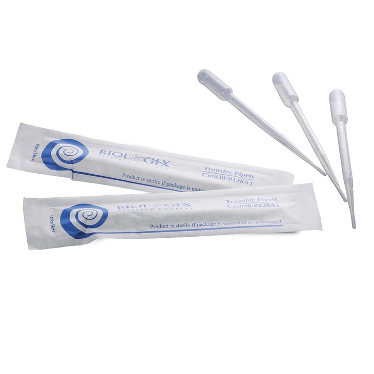 3ml extendido Pipetas Pasteur graduadas estériles
