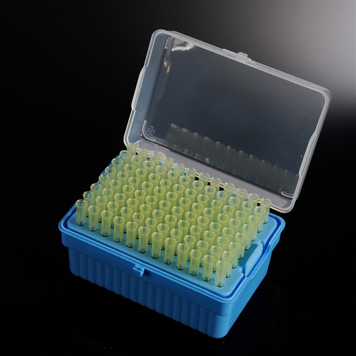 Puntas de pipeta 200ul Sterle Color amarillo Autoclavable RNasa y DNasa libre