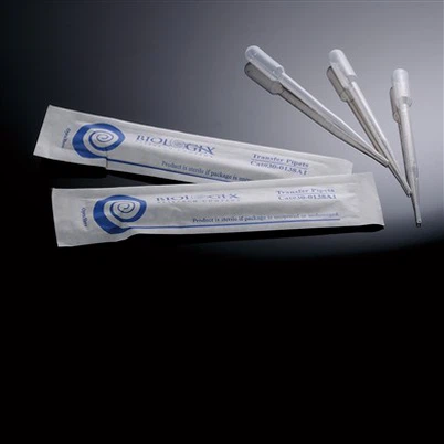 Transferencia Pipetas-flexible Polietileno-Disponible en volúmenes de 1ml y 3ml