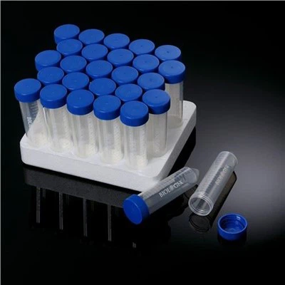 Tubos de centrífuga con tapa plana/tapón de 50 ml