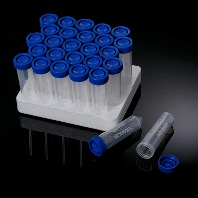 Tubo de centrífuga de fondo cónico graduado de plástico de laboratorio de 50 ml