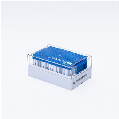 Plástico desechable de laboratorio PP 1.4ml Viales criogénicos Formato de 96 pocillos Rosca externa Nitrógeno líquido estéril Tubos de almacenamiento de congelación a baja temperatura