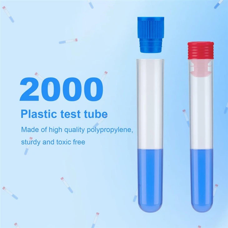 5ml, 8ml PS, PP 12x75mm, 13x100mm Conical Bottom Cylindrical Test Tube