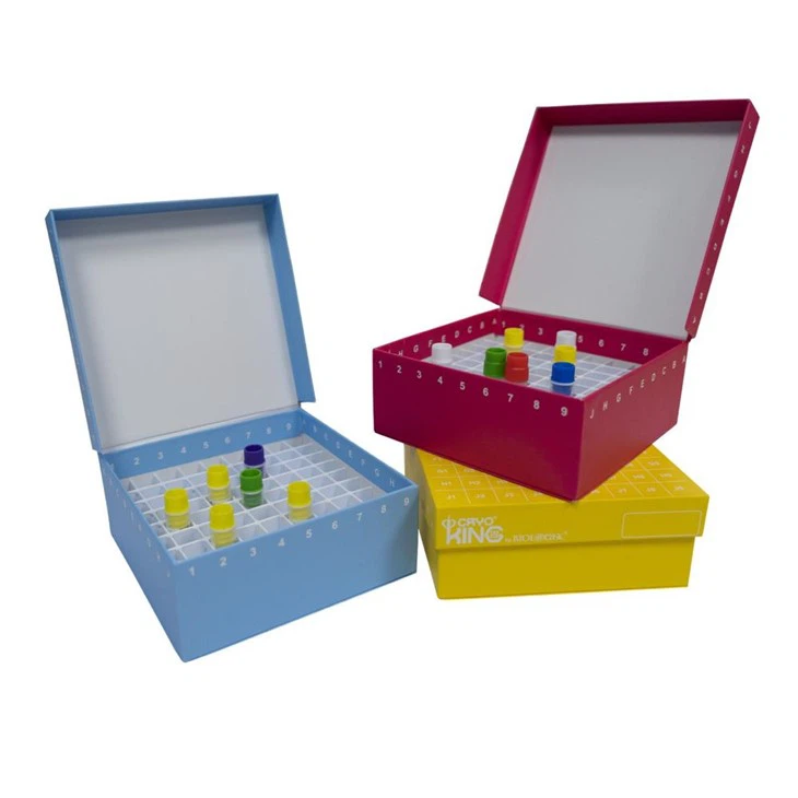 ID-Color™ Cardboard Cryogenic Boxes BIOLOGIX